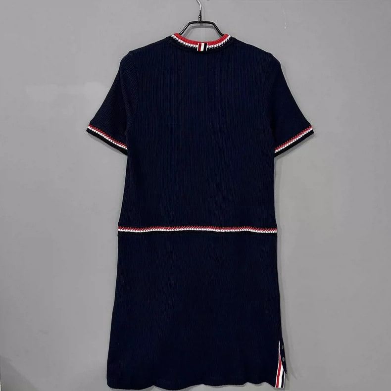 Thom Browne Thom Browne Classic Stripe Trim Dress Size M / US 6-8 / IT 42-44 - 3 Thumbnail