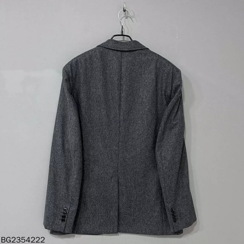 Hermes HERMES Pure Wool Lapel Blazer Size XXL / US 16-18 / IT 52-54 - 3 Thumbnail