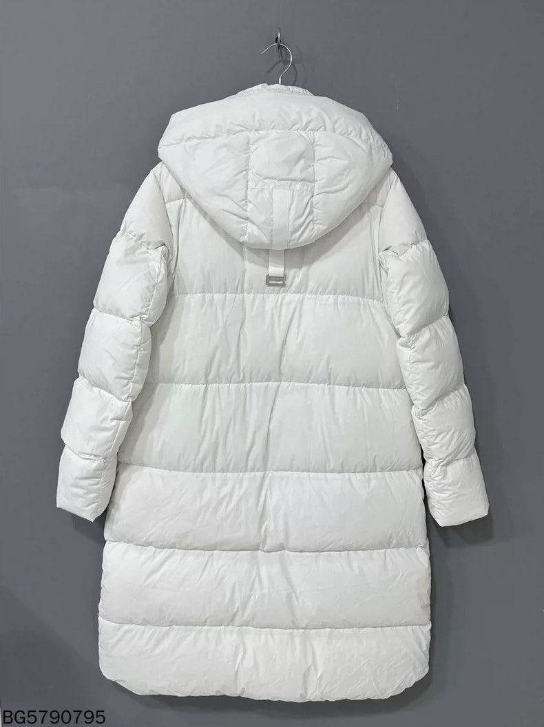 Canada Goose Canada Goose White Long Down Jacket Size L / US 10 / IT 46 - 2 Thumbnail