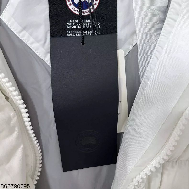 Canada Goose Canada Goose White Long Down Jacket Size L / US 10 / IT 46 - 3 Thumbnail