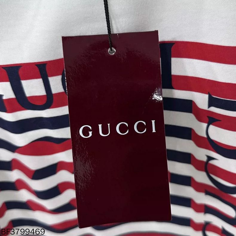 Gucci GUCCI Striped Double G Short Sleeve T-shirt Size S / US 4 / IT 40 - 5 Thumbnail