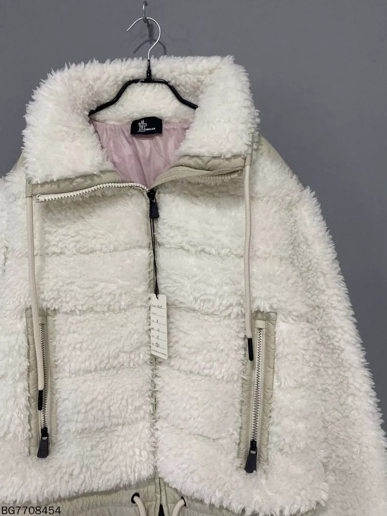 Moncler Moncler White Teddy Down Jacket Size M / US 6-8 / IT 42-44 - 2 Thumbnail