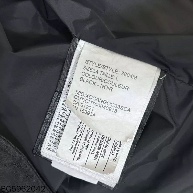 Canada Goose Black Canada Goose Hooded Down Jacket Size L / US 10 / IT 46 - 5 Thumbnail
