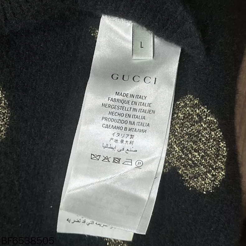 Gucci Gucci Heart Star Pattern Knit Cardigan Size ONE SIZE - 5 Thumbnail
