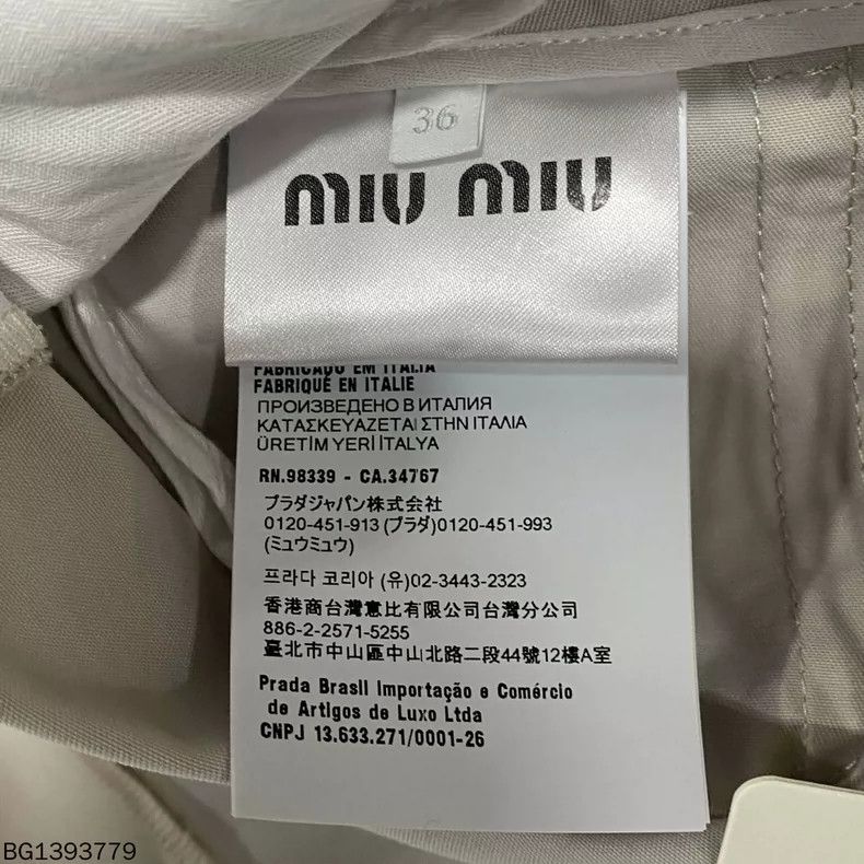 Miu Miu MIU MIU Belted Mini Skirt Size 36" / US 14 / IT 50 - 6 Thumbnail