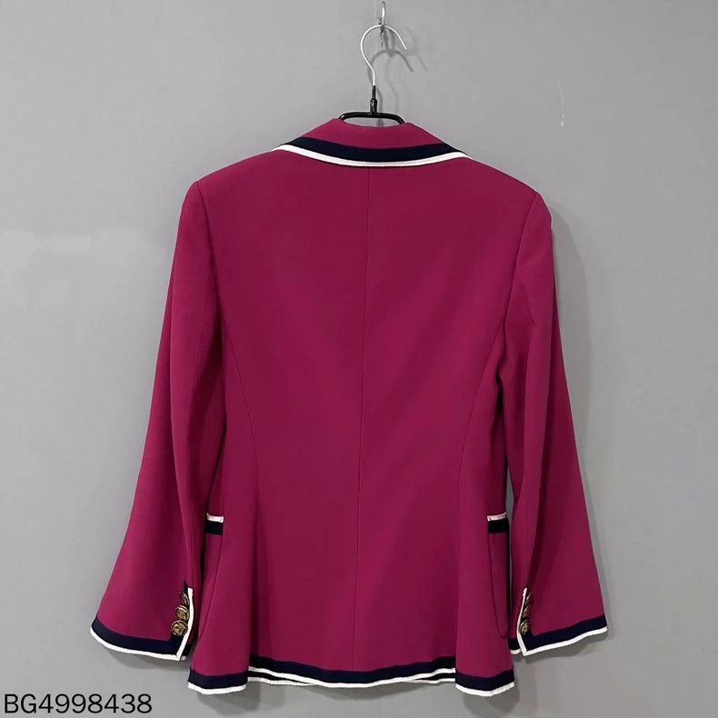 Gucci Gucci Tiger Head Button Purple Blazer Size M / US 6-8 / IT 42-44 - 3 Thumbnail