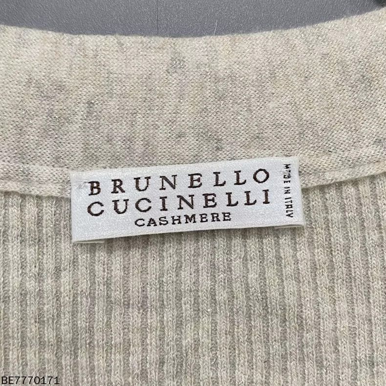 Brunello Cucinelli Brunello Cucinelli Silk Gold Cashmere Cardigan Size S / US 4 / IT 40 - 5 Thumbnail