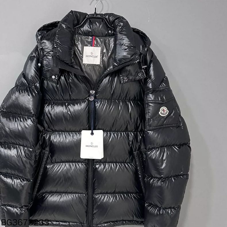 Moncler Moncler Maya Black Hooded Down Jacket Size M / US 6-8 / IT 42-44 - 2 Thumbnail