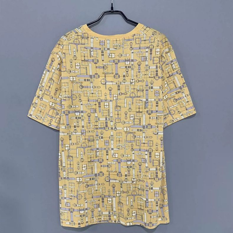 Hermes Hermes Labyrinthe Equestre Print Short Sleeve Size XL / US 12-14 / IT 48-50 - 3 Thumbnail