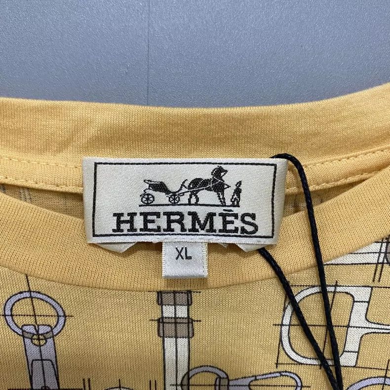 Hermes Hermes Labyrinthe Equestre Print Short Sleeve Size XL / US 12-14 / IT 48-50 - 5 Thumbnail