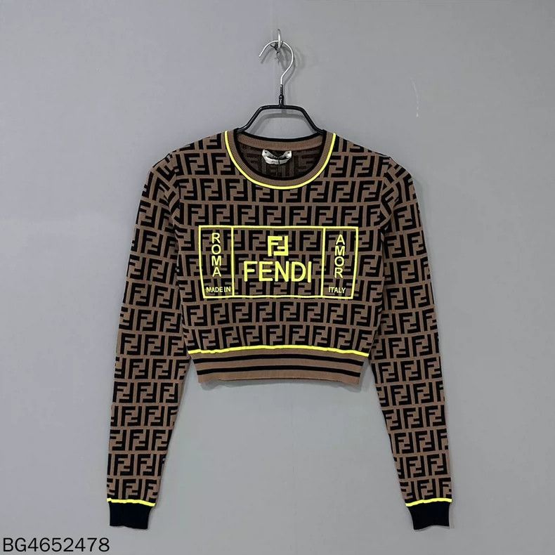 Fendi Fendi Embroidered Monogram Knit Sweater Size M / US 6-8 / IT 42-44 - 2 Thumbnail