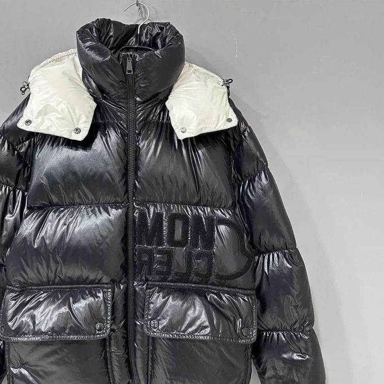 Moncler Abbaye Logo Down Jacket