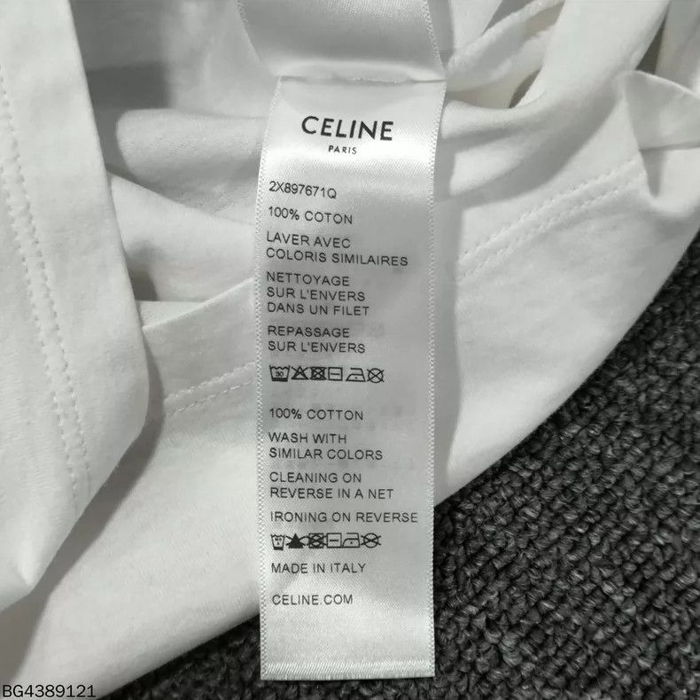 Celine Celine Blue Logo Short Sleeve T-shirt Size S / US 4 / IT 40 - 5 Thumbnail