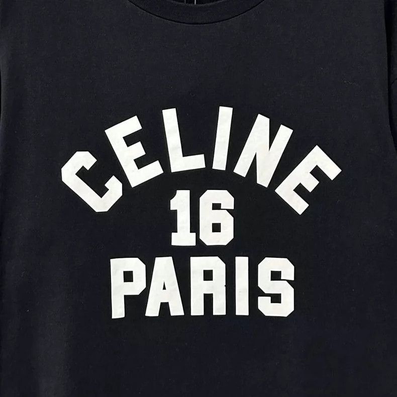 Celine Paris Logo Short Sleeve T-Shirt