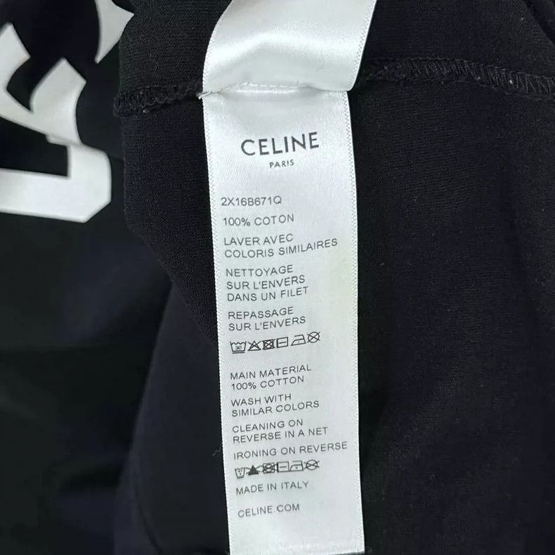 Celine Paris Logo Short Sleeve T-Shirt