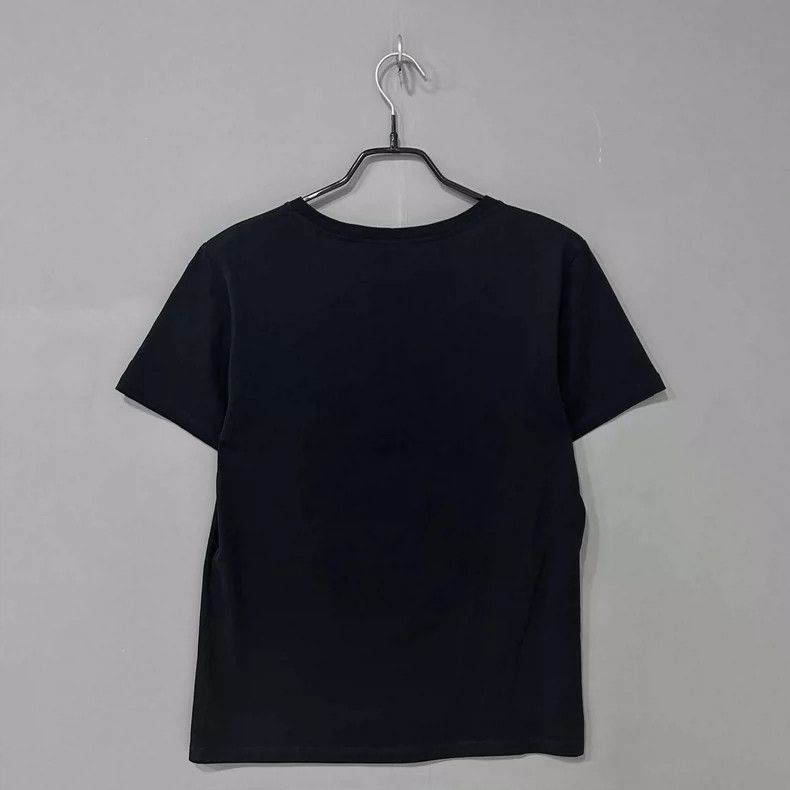 Celine Celine Black Logo Short Sleeve T-Shirt Size L / US 10 / IT 46 - 3 Thumbnail