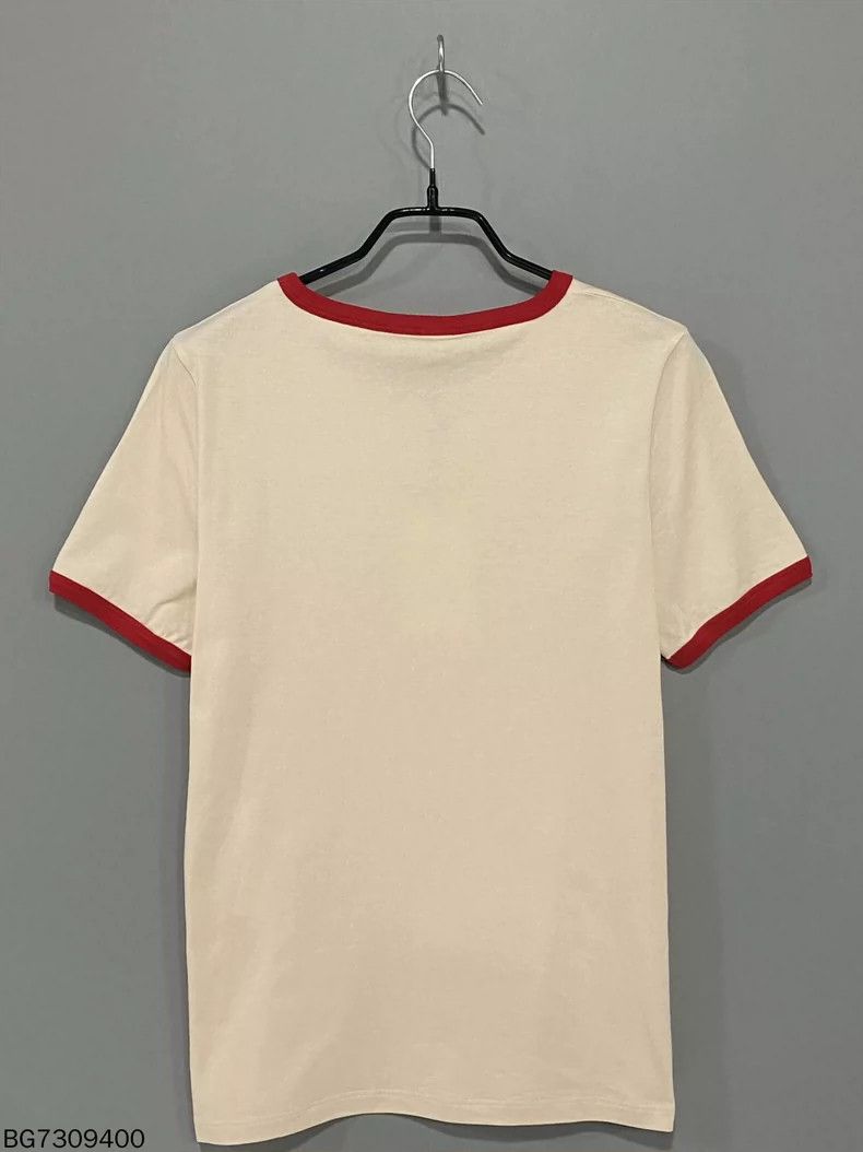 Celine Celine Beige Carriage Logo Short Sleeve Tee Size S / US 4 / IT 40 - 3 Thumbnail