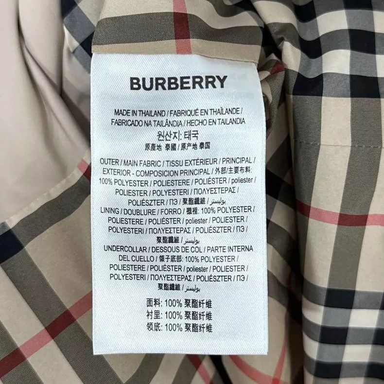 Burberry Burberry Check Lined Logo Coat Size L / US 10 / IT 46 - 4 Thumbnail