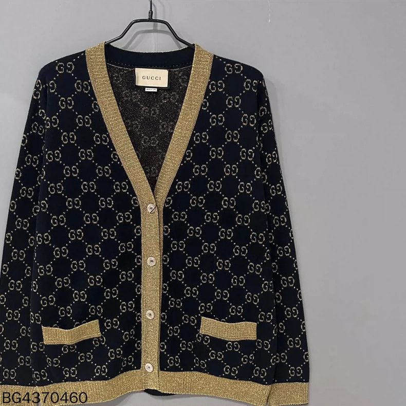 Gucci Gucci Gold Double G Print Cardigan Size S / US 4 / IT 40 - 2 Thumbnail