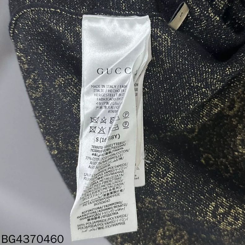 Gucci Gucci Gold Double G Print Cardigan Size S / US 4 / IT 40 - 5 Thumbnail