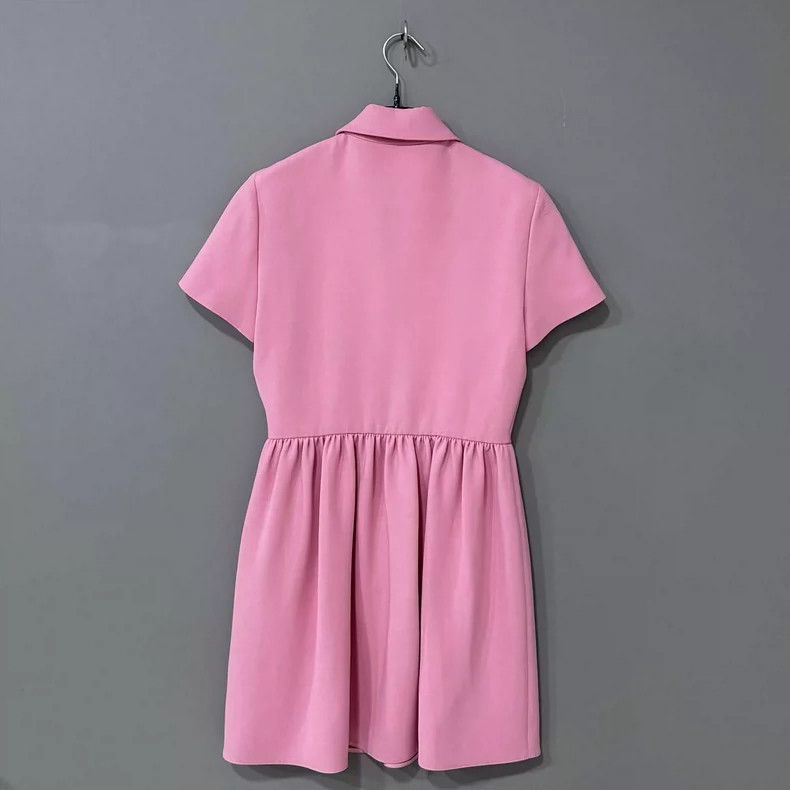Dior Dior Pink Short Sleeve Long Dress Size M / US 6-8 / IT 42-44 - 3 Thumbnail