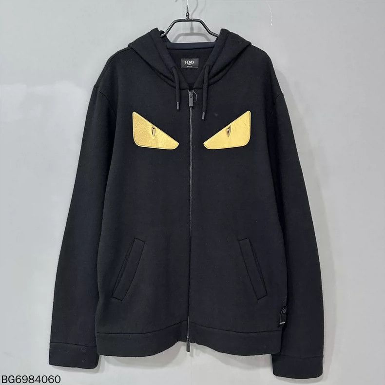 Fendi FENDI Devil Eye Zip Hoodie Jacket Size XXL / US 16-18 / IT 52-54 - 2 Thumbnail