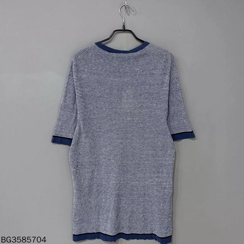 Hermes HERMES H Print Knit Short Sleeve Top Size L / US 10 / IT 46 - 2 Thumbnail