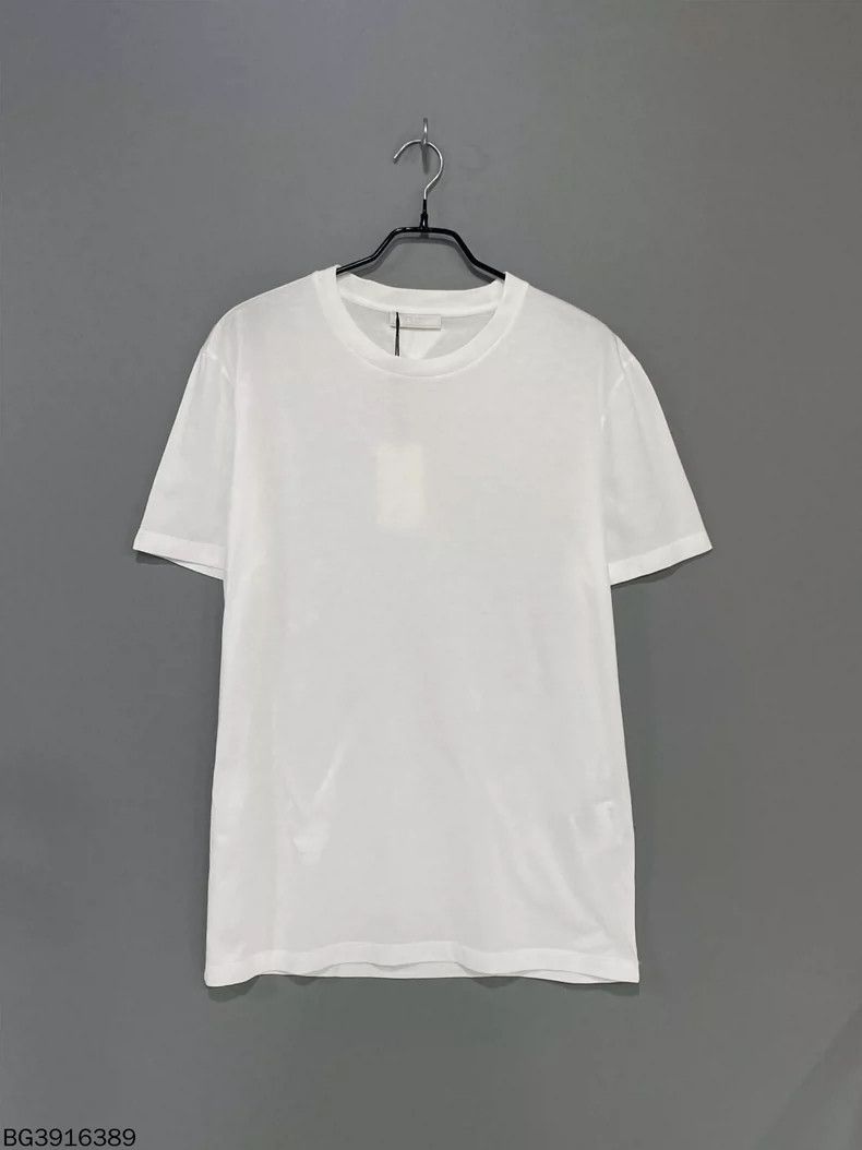 Prada Prada White Triangle Logo Short Sleeve T-shirt Size XXL / US 16-18 / IT 52-54 - 2 Thumbnail
