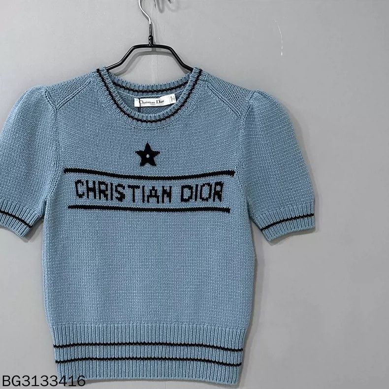 Dior Dior Lucky Star Logo Knit Short Sleeve Size S / US 4 / IT 40 - 2 Thumbnail