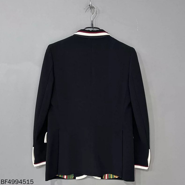 Gucci GUCCI Silk Pattern College Style Blazer Size M / US 6-8 / IT 42-44 - 3 Thumbnail