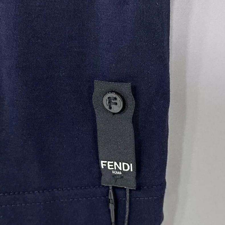 Fendi Fendi Monster Eye Patchwork Short Sleeve Tee Size L / US 10 / IT 46 - 7 Thumbnail