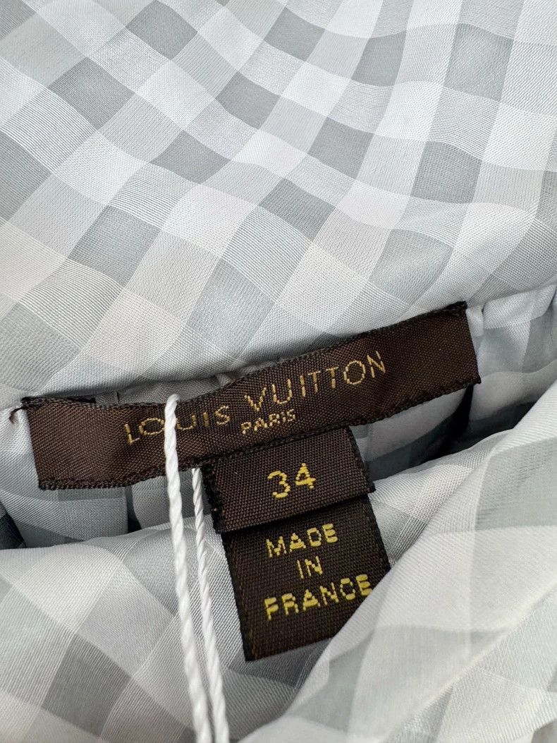 Louis Vuitton Louis Vuitton Checkered Mini Skirt Size 34" / US 12 / IT 48 - 2 Thumbnail