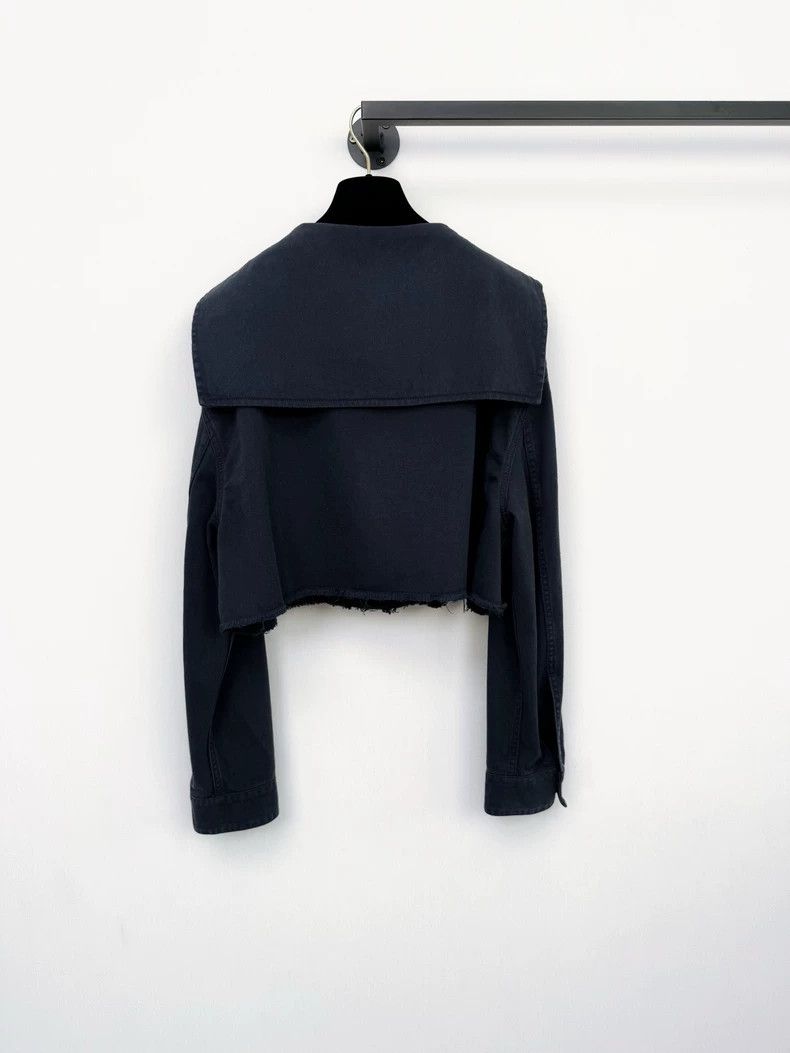 Miu Miu Miu Miu Distressed Denim Jacket with Tags Size S / US 4 / IT 40 - 6 Thumbnail