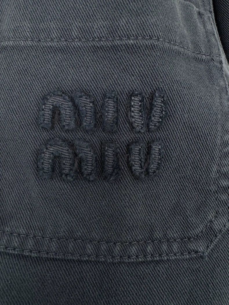 Miu Miu Miu Miu Distressed Denim Jacket with Tags Size S / US 4 / IT 40 - 3 Thumbnail