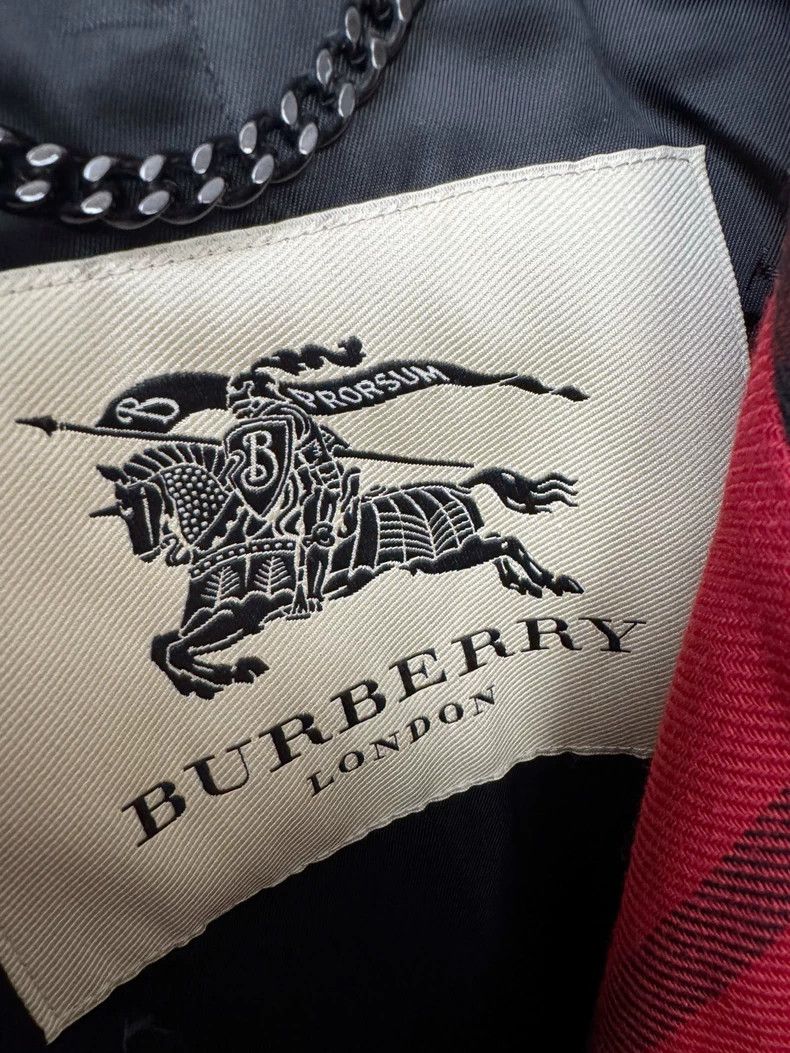 Burberry Burberry Wool Plaid Trench Coat Size S / US 4 / IT 40 - 3 Thumbnail