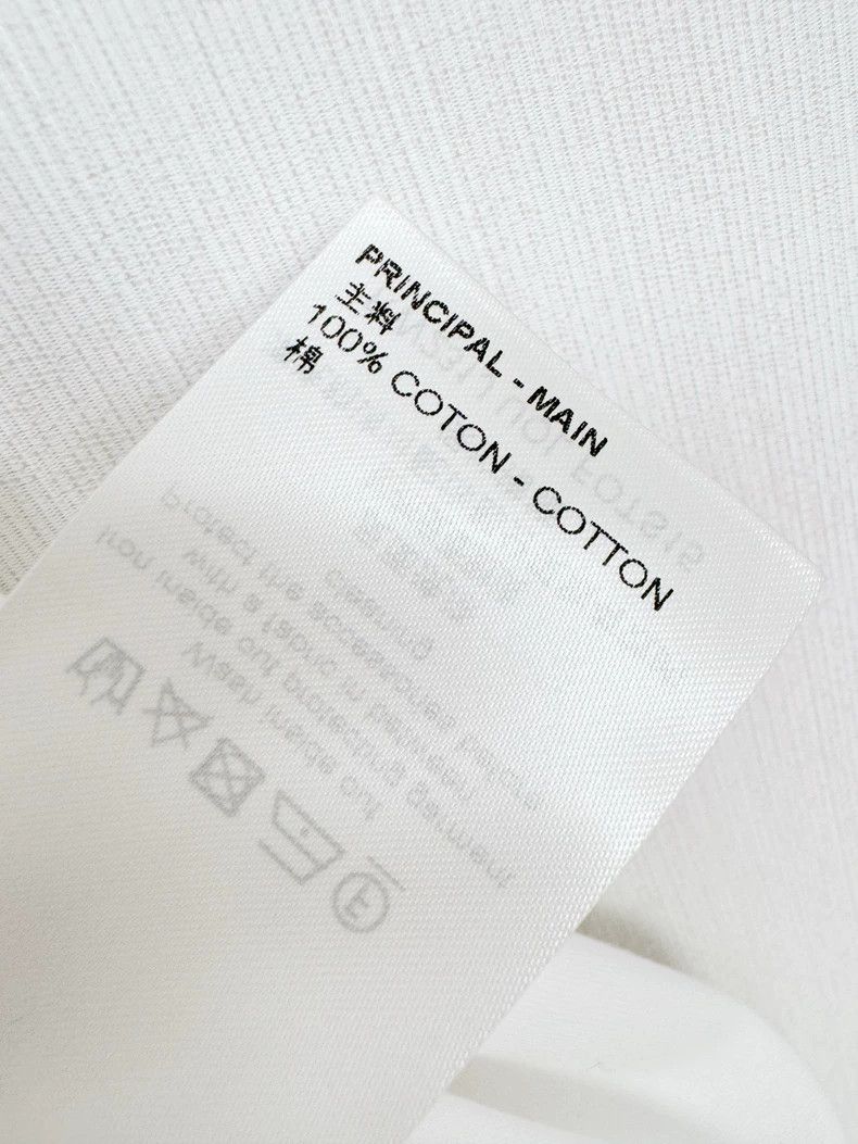 Louis Vuitton Louis Vuitton White Short Sleeve Top Size L / US 10 / IT 46 - 4 Thumbnail