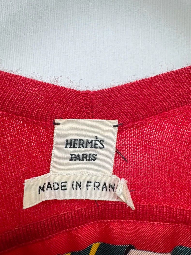 Hermes Hermes Cashmere Silk Sweater Red Size S / US 4 / IT 40 - 2 Thumbnail