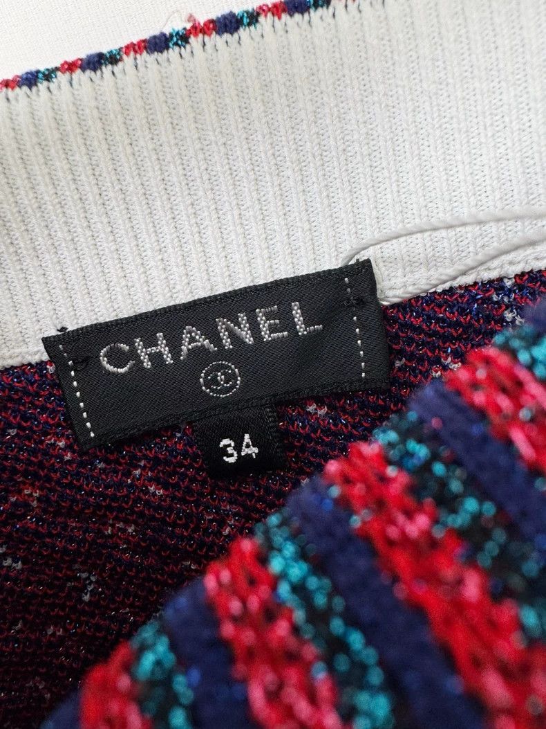 Chanel Chanel Knit Mini Skirt Size 34" / US 12 / IT 48 - 2 Thumbnail