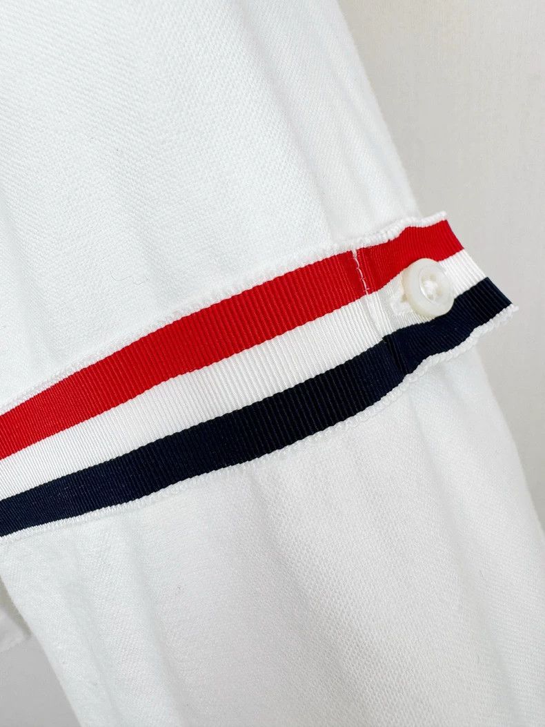 Thom Browne Thom Browne White Long Sleeve Shirt Size M / US 6-8 / IT 42-44 - 4 Thumbnail