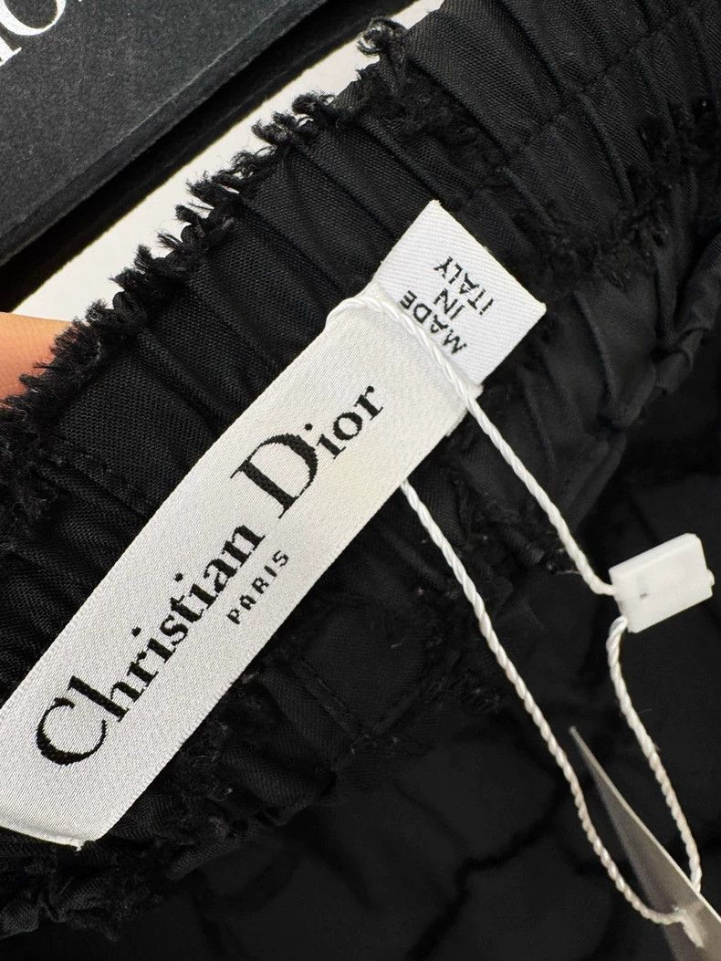 Dior Dior Black Elastic Waist Shorts Size 34" / US 12 / IT 48 - 3 Thumbnail
