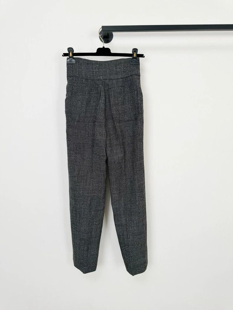 Dior Dior High-Waist Wool Silk Pants Size 34" / US 12 / IT 48 - 7 Thumbnail