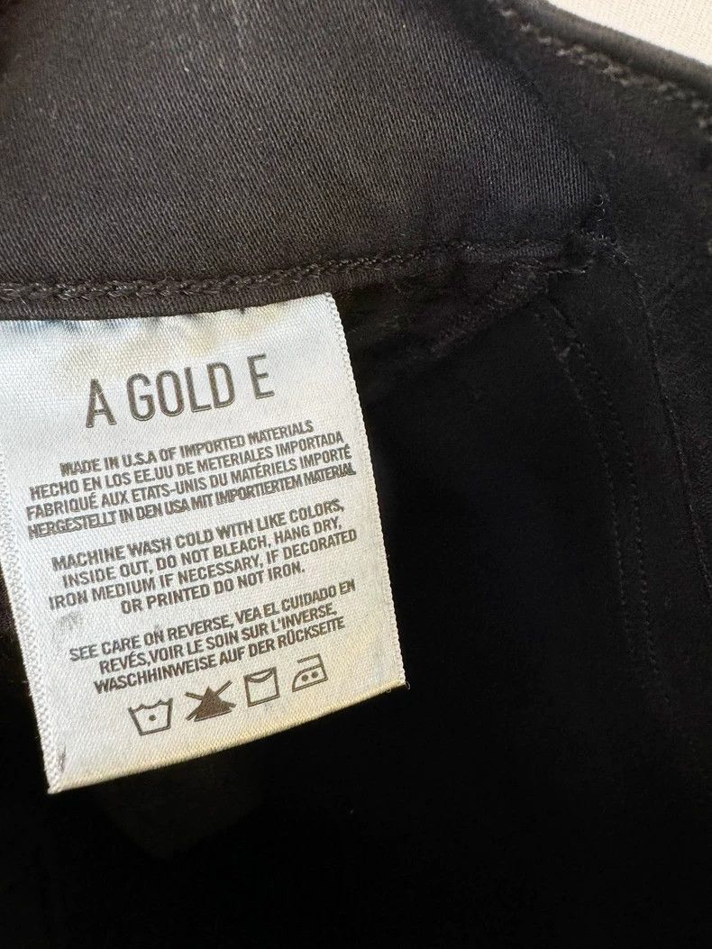 Vintage Agolde Black Leather Pants Size 25 Size 25" / US 0 / IT 36 - 4 Thumbnail