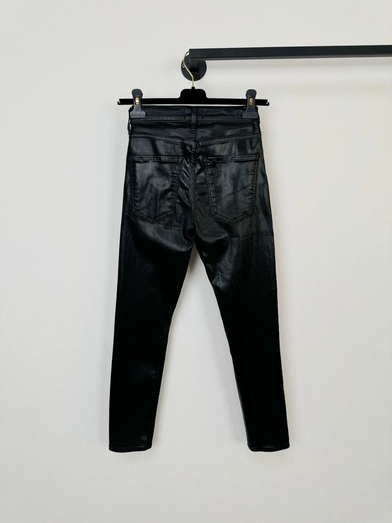 Vintage Agolde Black Leather Pants Size 25 Size 25" / US 0 / IT 36 - 5 Thumbnail