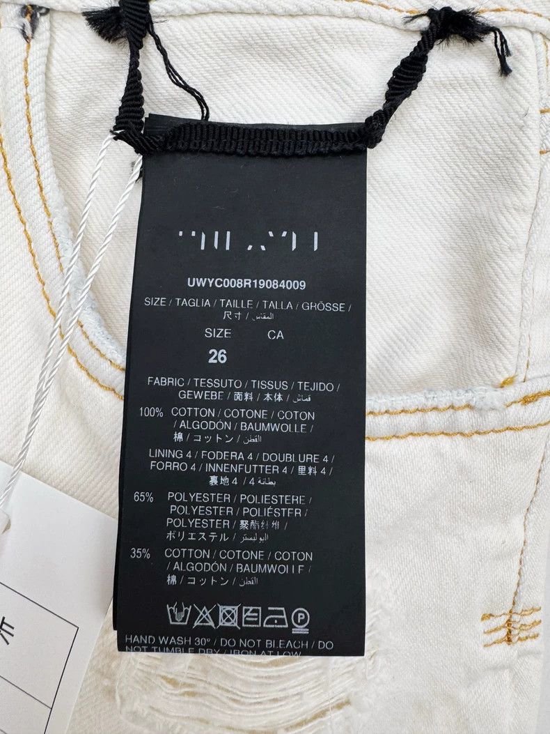 Gallery Dept. Unravel Project Denim Shorts Size 26" / US 2 / IT 38 - 2 Thumbnail