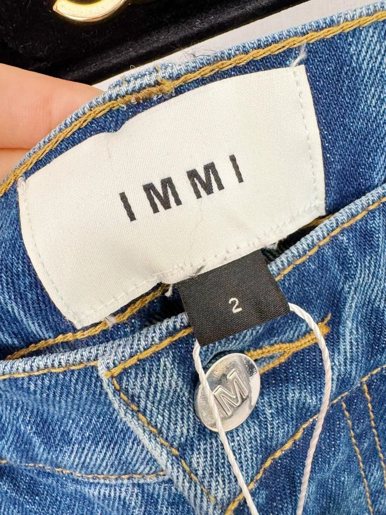 AMI IMMI Women's Blue Denim Jeans Size 27" / US 4 / IT 40 - 2 Thumbnail