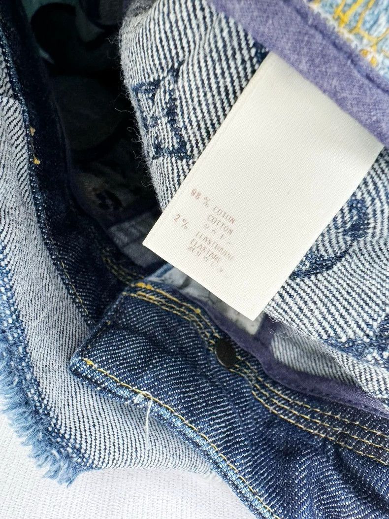 Louis Vuitton Louis Vuitton Patchwork Denim Jeans Size 38" / US 16 / IT 52 - 6 Thumbnail