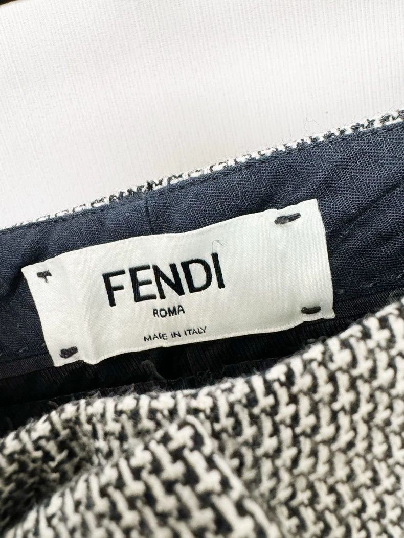 Fendi Fendi Wool Silk Casual Pants Size 38" / US 16 / IT 52 - 2 Thumbnail