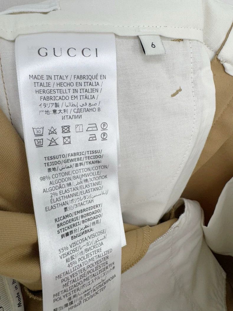 Gucci Gucci Kids Beige Casual Pants New Size 25" / US 0 / IT 36 - 3 Thumbnail