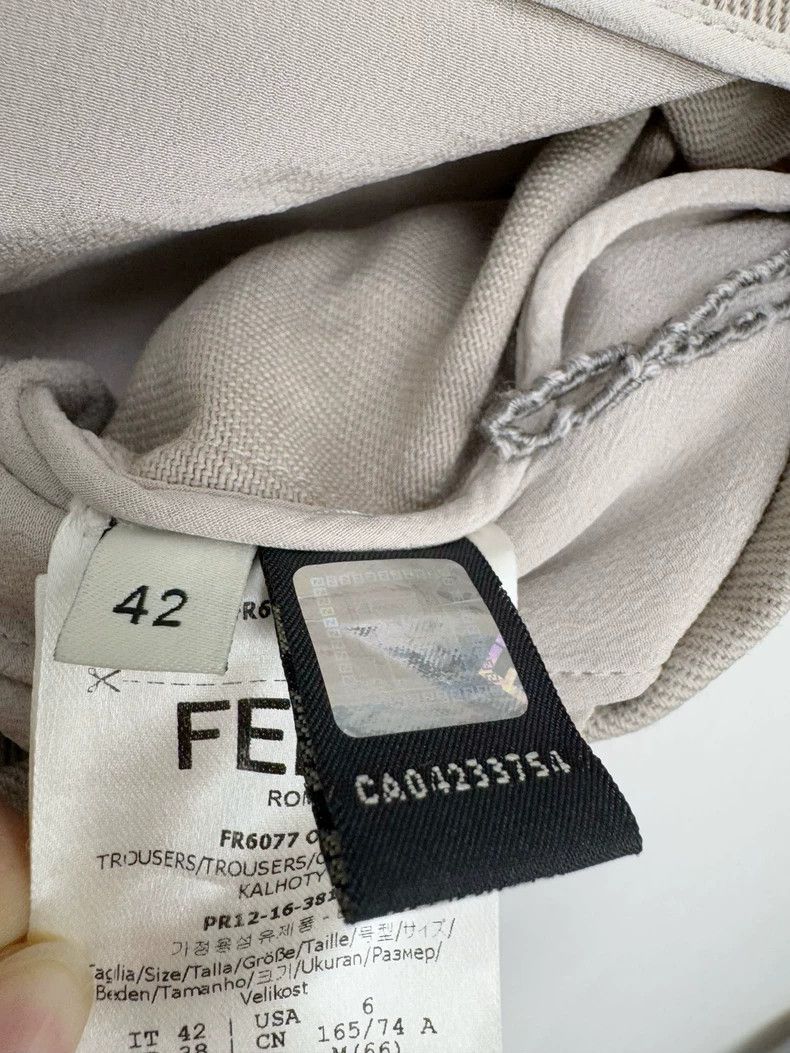 Fendi Fendi Beige Casual Pants Size 42 Size 42" / US 20 - 3 Thumbnail