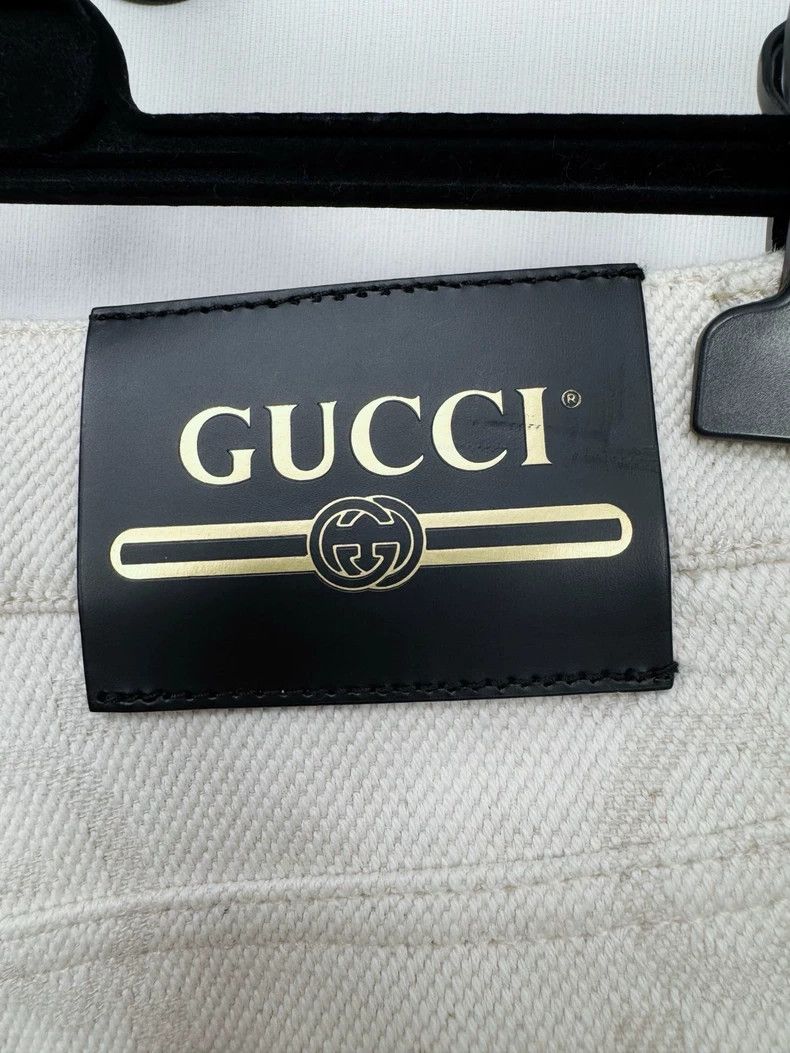 Gucci Gucci Monogram Denim Jeans Size 24" / US 00 / IT 34 - 2 Thumbnail